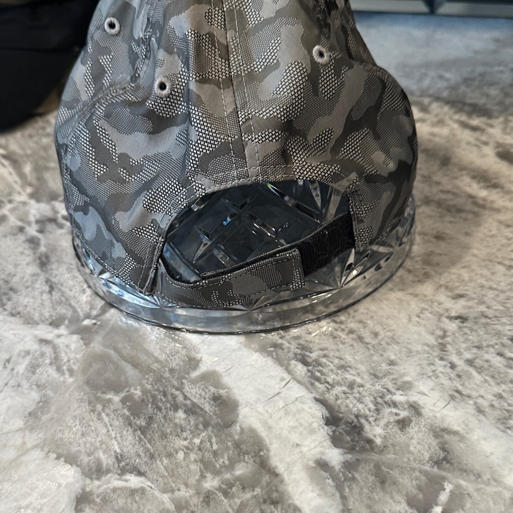 Gray Camouflage Baseball Cap - image 3